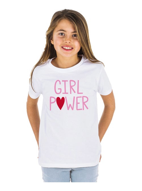 Camiseta infantil GIRL POWER MPT - Kiabi