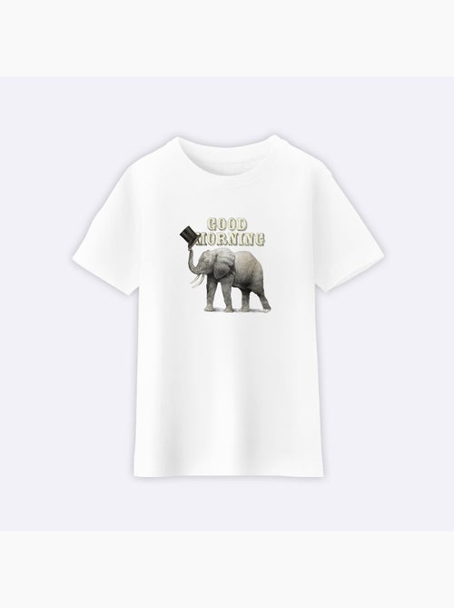 Camiseta infantil GOOD MORNING - Kiabi