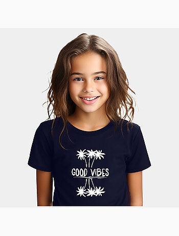 Camiseta infantil GOOD VIBES