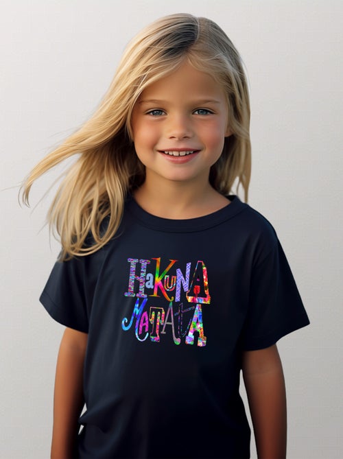Camiseta infantil HAKUNA MATATA COLOR - Kiabi