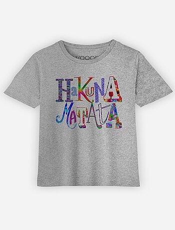 Camiseta infantil HAKUNA MATATA COLOR