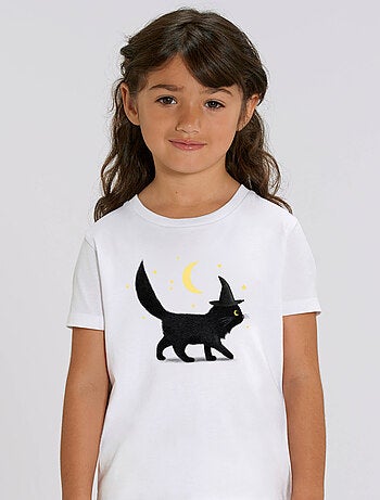 Camiseta infantil HALLOWEEN CAT