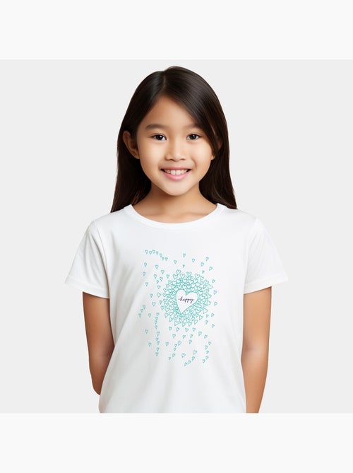 Camiseta infantil HAPPY HEARTS - Kiabi