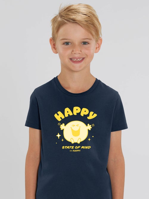 Camiseta infantil HAPPY STATE OF MIND - Kiabi