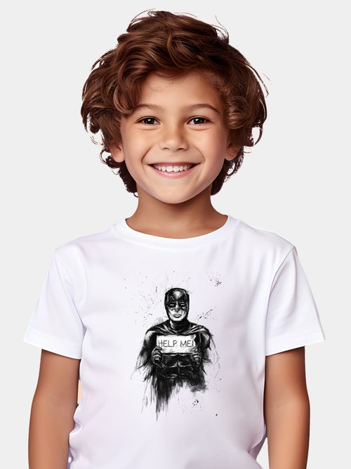 Camiseta infantil HELP - Kiabi