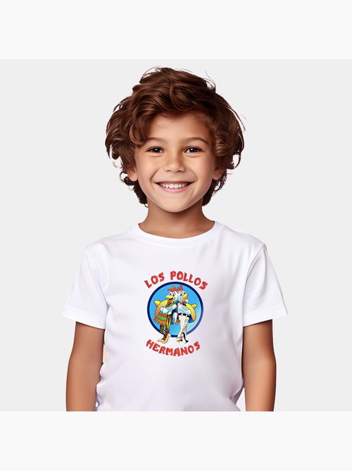 Camiseta infantil HERMANOS - Kiabi