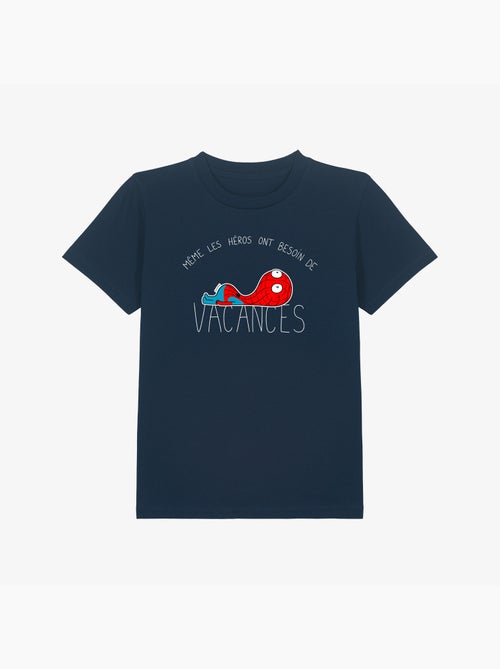 Camiseta infantil HEROS VACANCES SPIDER - Kiabi Camiseta infantil HEROS VACANCES SPIDER - Kiabi