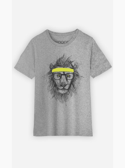 Camiseta infantil HIPSTER LION - Kiabi