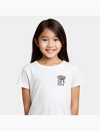 Camiseta infantil I SEE YOU COEUR
