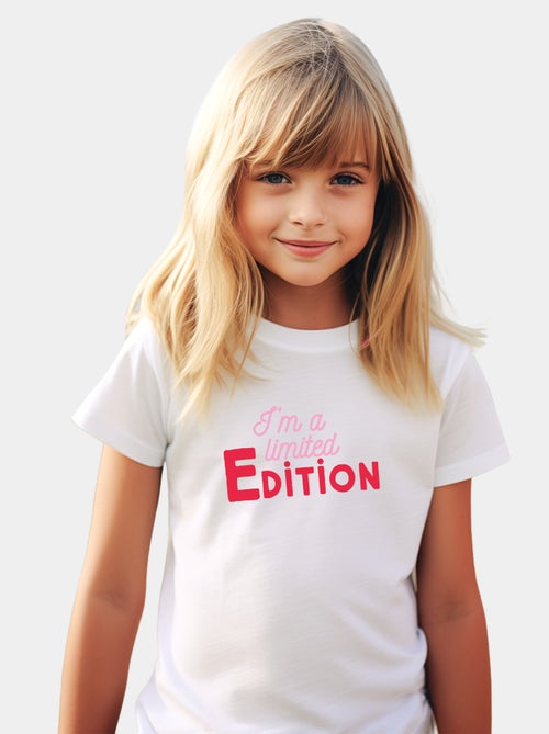 Camiseta infantil I'M A LIMITED EDITION - Kiabi