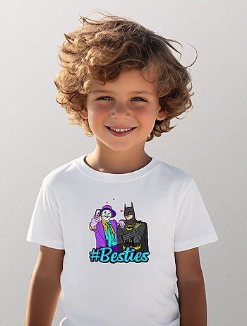 Camiseta infantil JOKER ET BATMAN