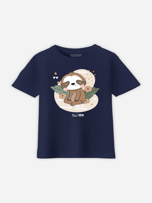 Camiseta infantil JUNGLE SLOTH - Kiabi