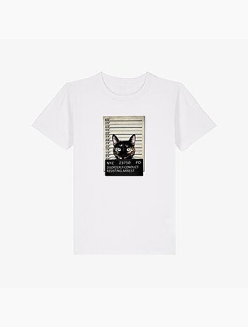 Camiseta infantil KITTY MUGSHOT