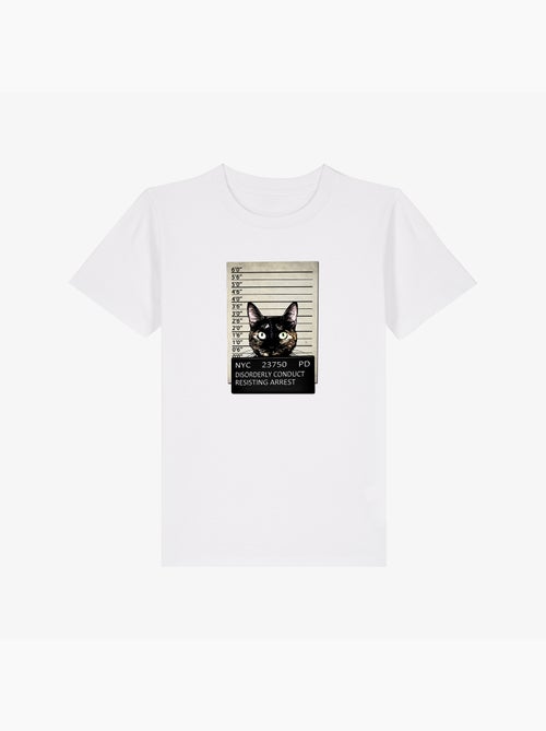 Camiseta infantil KITTY MUGSHOT - Kiabi