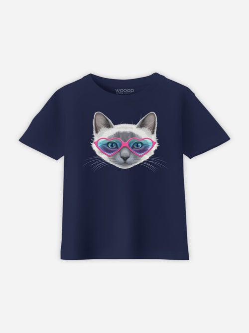 Camiseta infantil KITTY SUNGLASSES - Kiabi