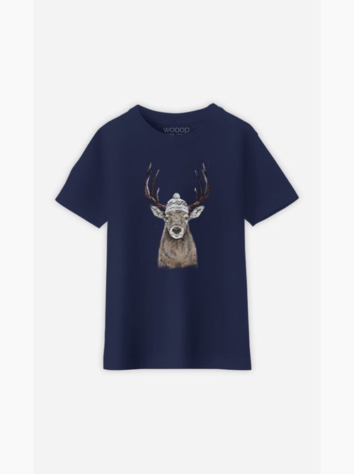 Camiseta infantil LET S GO OUTSIDE - Kiabi