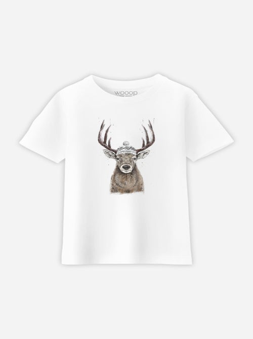 Camiseta infantil LET S GO OUTSIDE - Kiabi