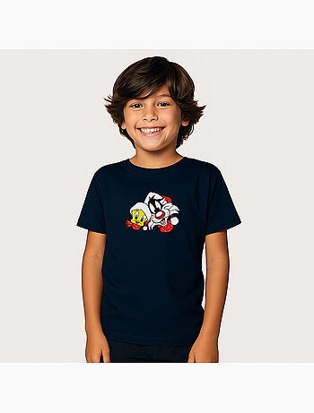 Camiseta infantil LOONEY TUNES SYLVESTER AND TWEETY
