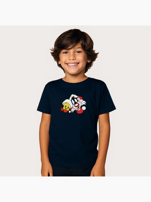 Camiseta infantil LOONEY TUNES SYLVESTER AND TWEETY - Kiabi Camiseta infantil LOONEY TUNES SYLVESTER AND TWEETY - Kiabi