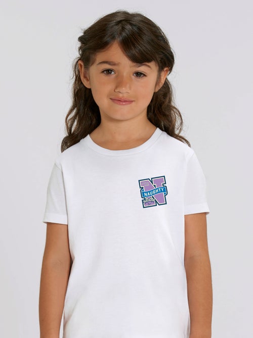 Camiseta infantil NAUGHTY COEUR - Kiabi