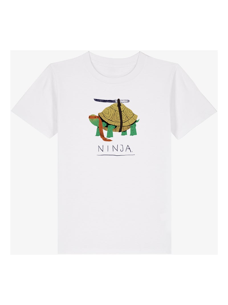 Camiseta infantil NINJA TURTLE Blanco - Kiabi