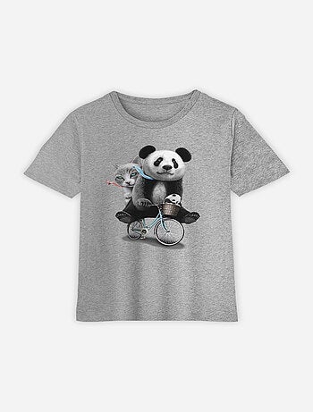 Camiseta infantil PANDA BICYCLE