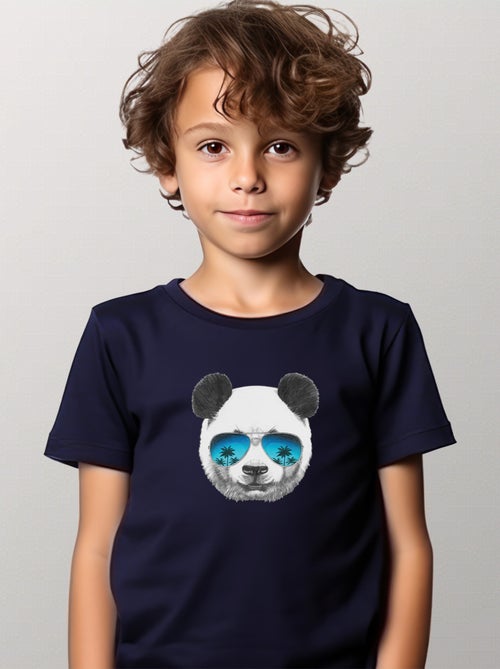 Camiseta infantil PANDA SUNGLASSES - Kiabi