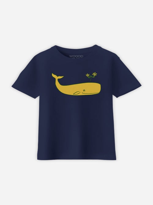 Camiseta infantil PEACE WHALE - Kiabi