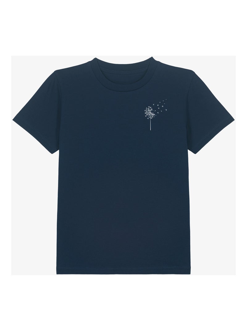 Camiseta infantil PISSENLIT Azul marino - Kiabi