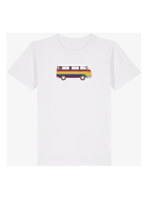Camiseta infantil RAINBOW VAN - Kiabi Camiseta infantil RAINBOW VAN - Kiabi