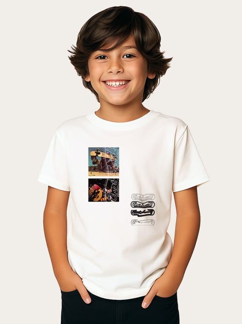 Camiseta infantil SKATEBOARD! MAGAZINE PHOTO - Kiabi