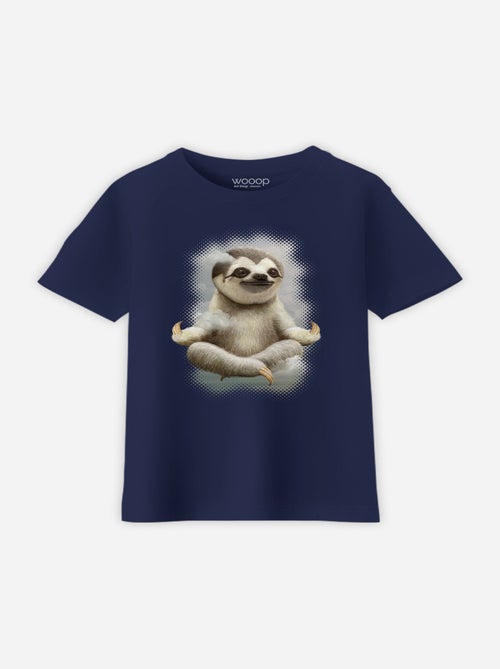 Camiseta infantil SLOTH MEDITATE - Kiabi