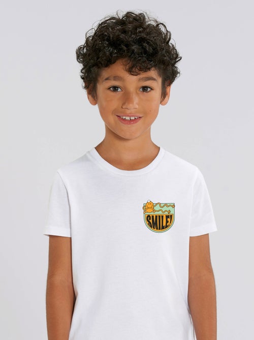 Camiseta infantil SMILE COEUR - Kiabi