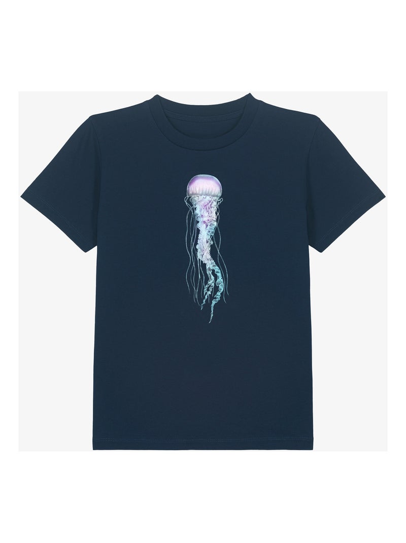 Camiseta infantil SPACE JELLY Azul marino - Kiabi