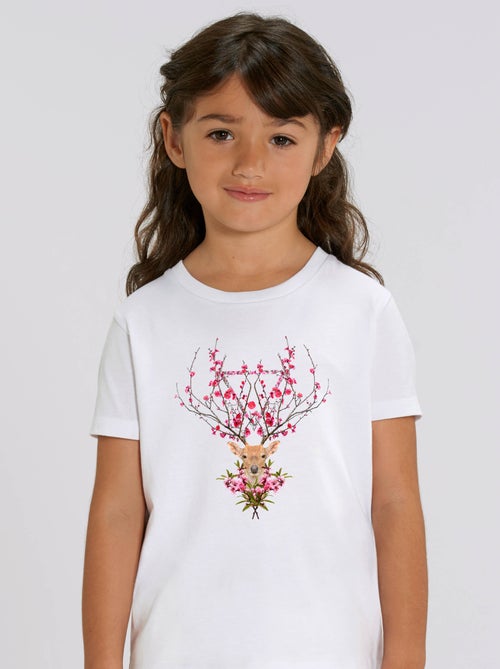 Camiseta infantil SPRING DEER - Kiabi