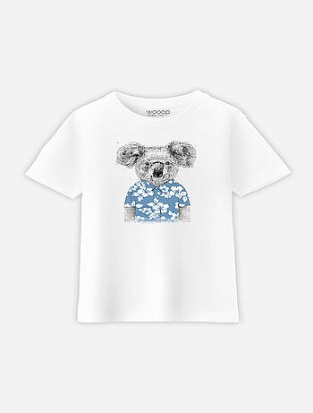 Camiseta infantil SUMMER KOALA BLUE