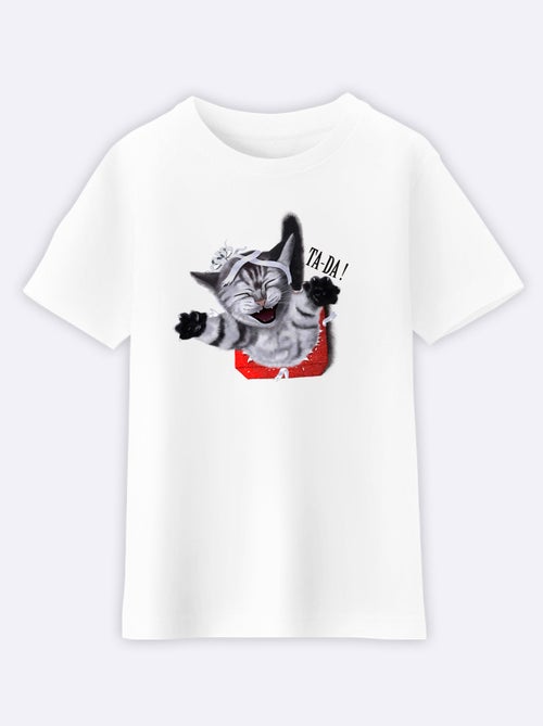 Camiseta infantil TA DA - Kiabi