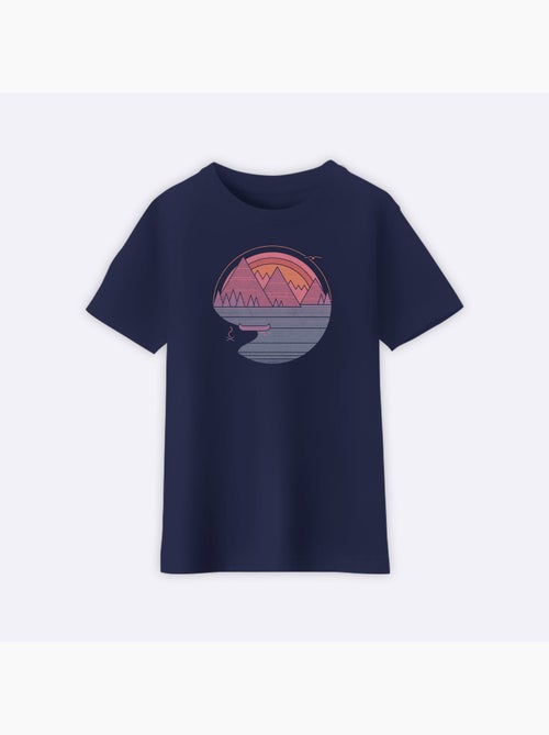 Camiseta infantil THE MOUNTAINS ARE CALLING - Kiabi