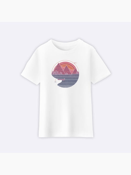Camiseta infantil THE MOUNTAINS ARE CALLING - Kiabi