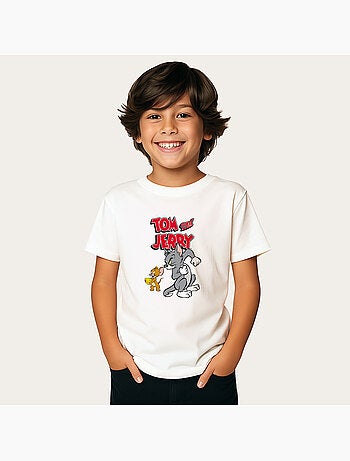 Camiseta infantil TOM AND JERRY CHEESE GRAPHIC