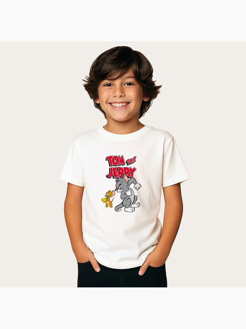 Camiseta infantil TOM AND JERRY CHEESE GRAPHIC - Kiabi Camiseta infantil TOM AND JERRY CHEESE GRAPHIC - Kiabi