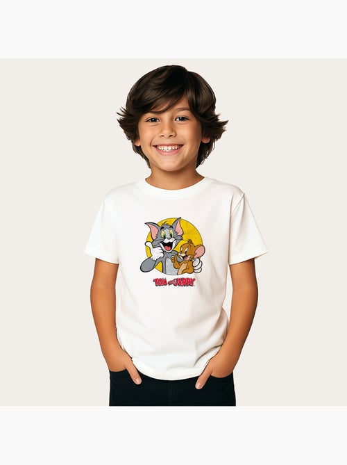 Camiseta infantil TOM AND JERRY THUMBS UP - Kiabi