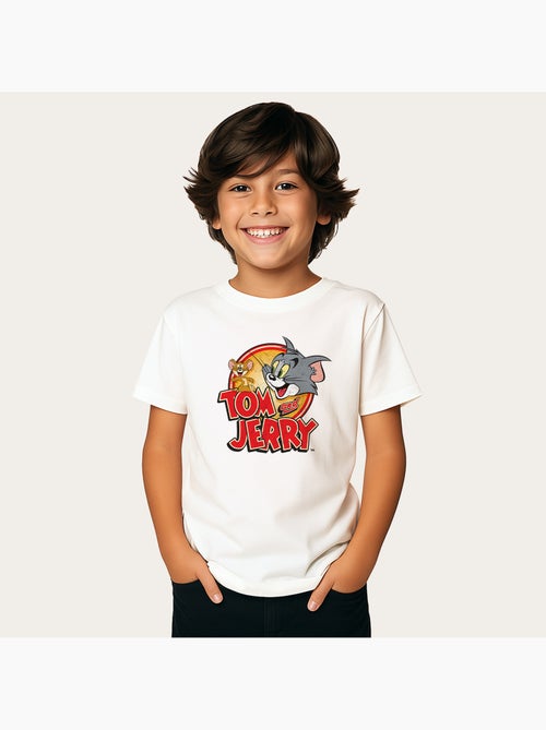 Camiseta infantil TOM AND JERRY VINTAGE GRAPHIC - Kiabi Camiseta infantil TOM AND JERRY VINTAGE GRAPHIC - Kiabi