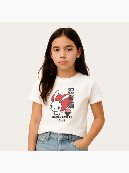 Camiseta infantil TORC RAMEN LOVERS CLUB BUNNY - Kiabi