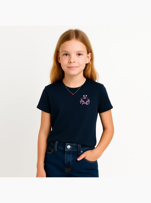 Camiseta infantil VISAGE MADAME CŒUR - Kiabi Camiseta infantil VISAGE MADAME CŒUR - Kiabi