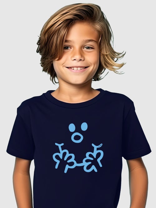 Camiseta infantil VISAGE MONSIEUR - Kiabi