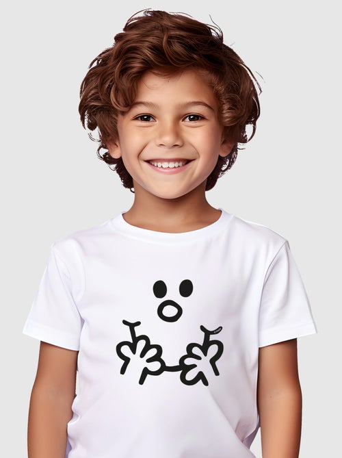 Camiseta infantil VISAGE MONSIEUR - Kiabi