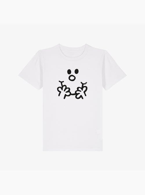 Camiseta infantil VISAGE MONSIEUR - Kiabi