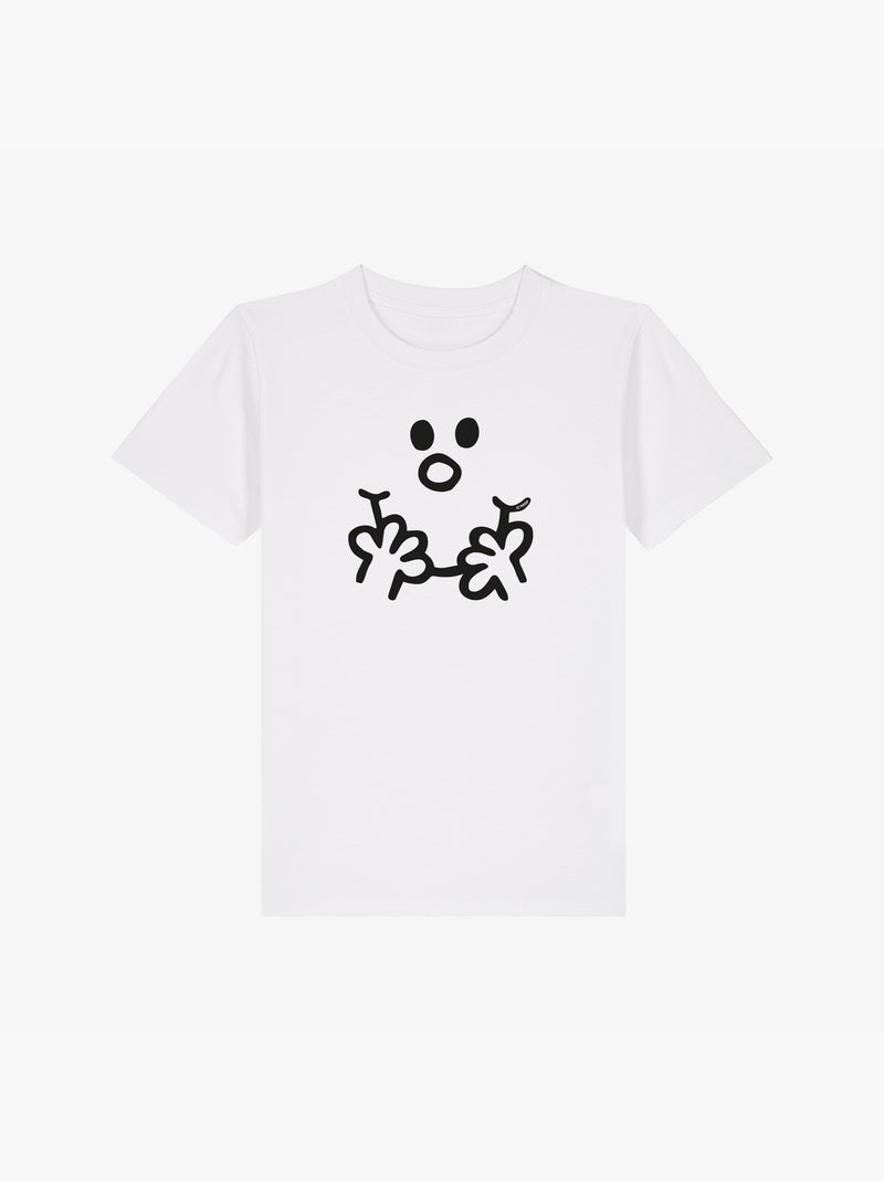 Camiseta infantil VISAGE MONSIEUR Blanco - Kiabi