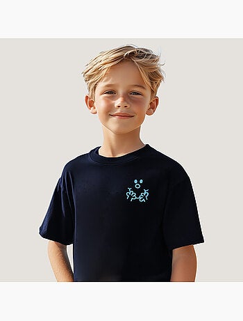 Camiseta infantil VISAGE MONSIEUR CŒUR